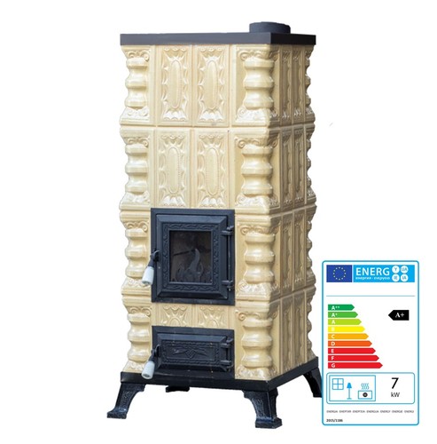Stufa ceramica con forno - con,