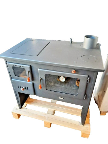 Termostufa legna con - a, forno